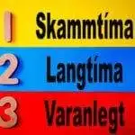 Þrjár tegundir búsetuleyfis